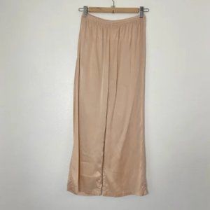 Blush pink 100% silk pajama set M